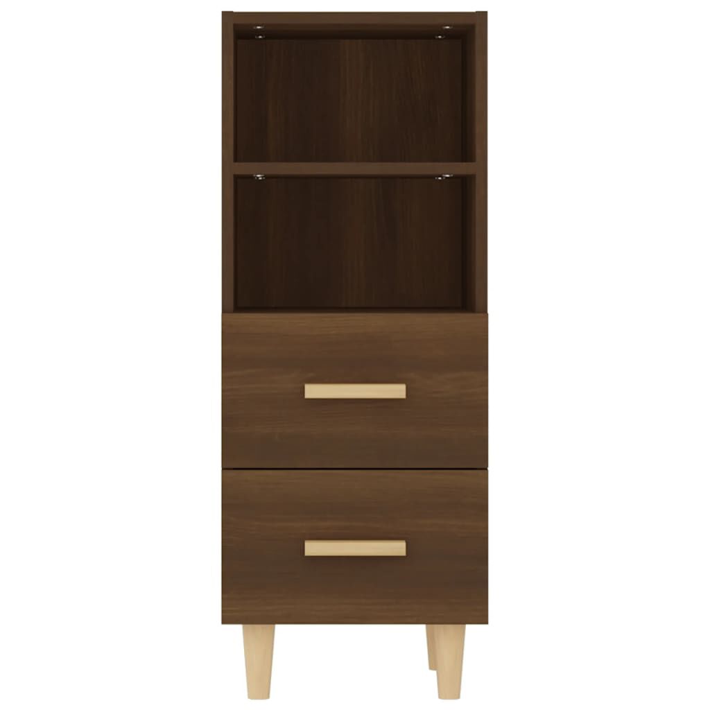 vidaXL Ντουλάπι Καφέ Δρυς 34,5 x 34 x 90 εκ. Επεξεργασμένο Ξύλο