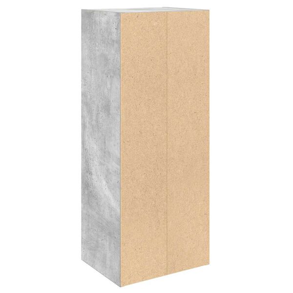 vidaXL Βιβλιοθήκη Γκρι Σκυροδέματος 31x24x77 εκ. Επεξεργ. Ξύλο