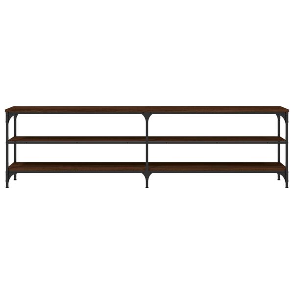 vidaXL Έπιπλο Τηλεόρασης Καφέ Δρυς 180x30x50 εκ. Επεξεργασμένο Ξύλο