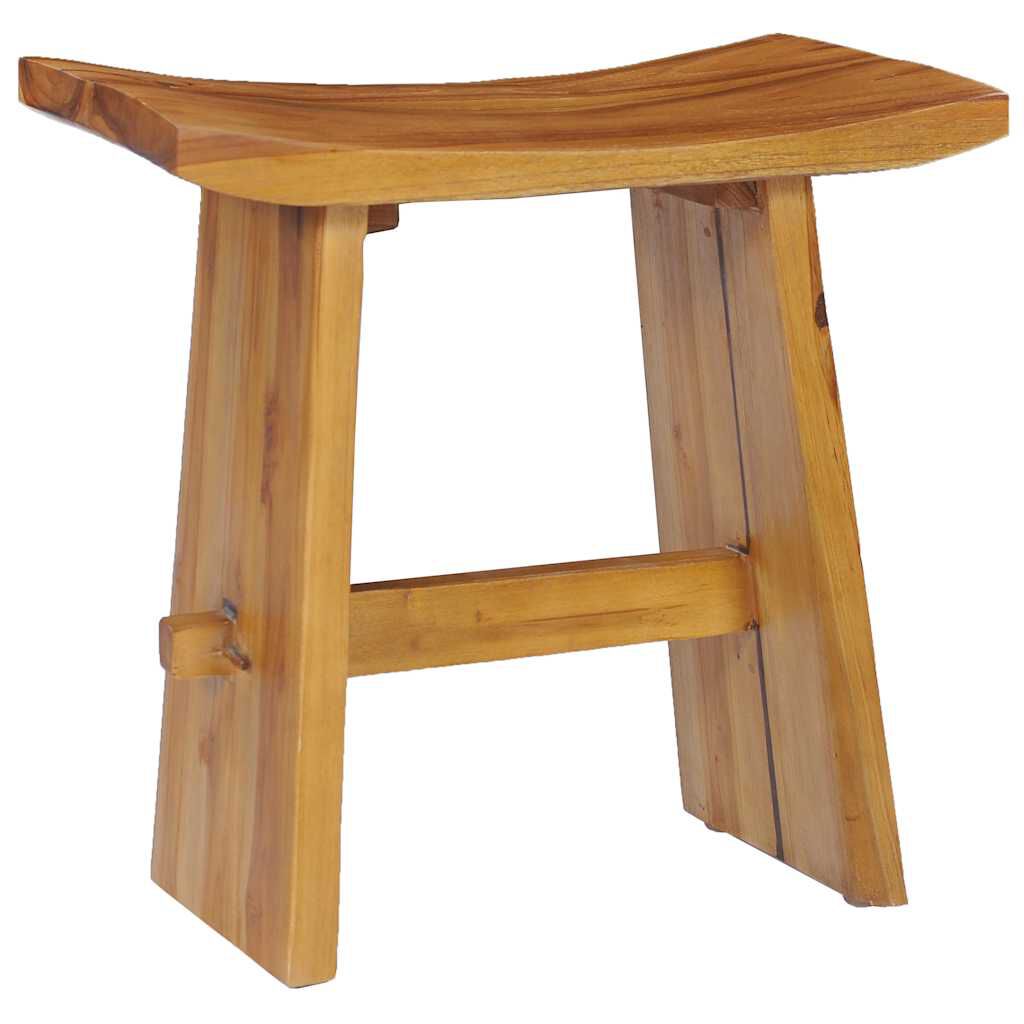 vidaXL Σκαμπό από Μασίφ Ξύλο Teak
