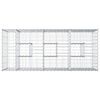 vidaXL &Alpha;&nu;&alpha;&sigma;&eta;&kappa;&omega;&mu;έ&nu;&omicron; &kappa;&rho;&epsilon;&beta;ά&tau;&iota; gabion &Alpha;&sigma;&eta;&mu;ί 140 x 60 x 55 &epsilon;&kappa;