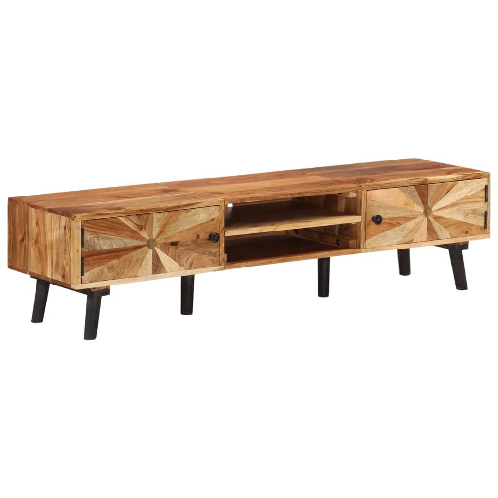 vidaXL Έπιπλο Τηλεόρασης 145 x 35 x 35 εκ. από Μασίφ Ξύλο Ακακίας