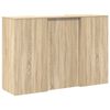 vidaXL Γραφείο υποδοχής Sonoma Δρυς 155x50x103,5εκ. Επεξεργασμένο Ξύλο