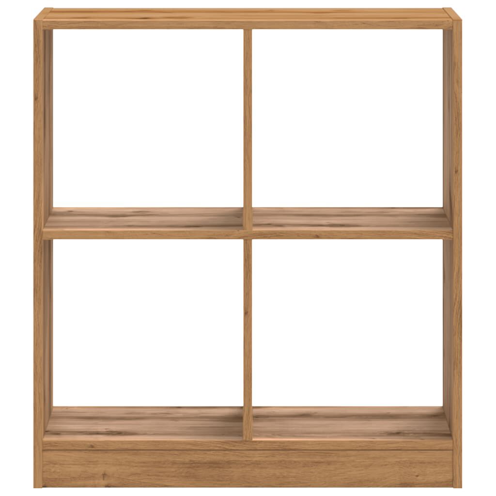 vidaXL Βιβλιοθήκη Αρτισιανή Δρυς 68,5x32x75 εκ. από Επεξεργ. Ξύλο