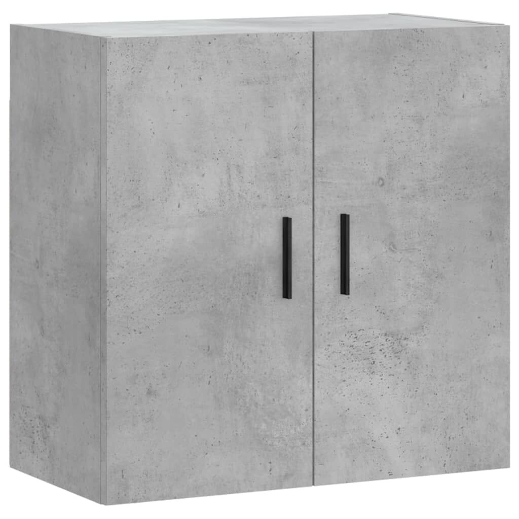vidaXL Ντουλάπι Τοίχου Γκρι Σκυροδέματος 60x31x60 εκ. Επεξεργ. Ξύλο