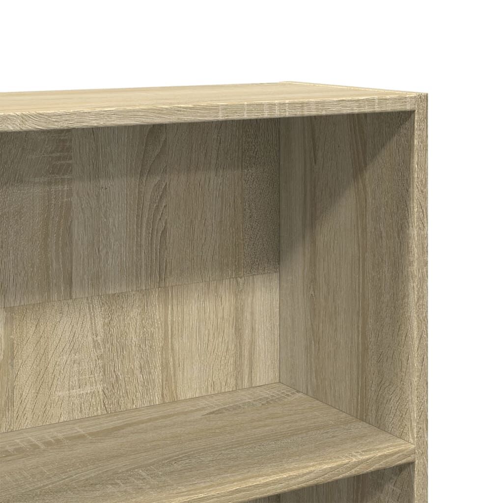 vidaXL Βιβλιοθήκη Sonoma Δρυς 80x24x176 εκ. από Επεξεργασμένο Ξύλο