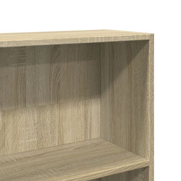 vidaXL Βιβλιοθήκη Sonoma Δρυς 80x24x176 εκ. από Επεξεργασμένο Ξύλο