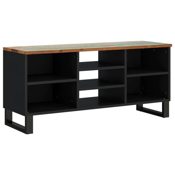 vidaXL Έπιπλο Τηλεόρασης 100x33x46εκ. Μασίφ Ανακυκλ. Ξύλο & Επεξ. Ξύλο