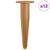 vidaXL &Sigma;&tau;&eta;&rho;ί&gamma;&mu;&alpha;&tau;&alpha; 12 &tau;&mu;&chi;. &Chi;&rho;&upsilon;&sigma;ό 98 x 40 mm &Sigma;ί&delta;&epsilon;&rho;&omicron;