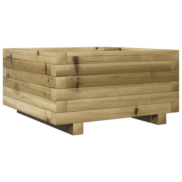 vidaXL Ζαρντινιέρα Κήπου 50x50x26,5 εκ. από Εμποτισμένο Ξύλο Πεύκου