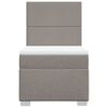 vidaXL &Kappa;&rho;&epsilon;&beta;ά&tau;&iota; Boxspring &mu;&epsilon; &Sigma;&tau;&rho;ώ&mu;&alpha; Taupe 90x200 &epsilon;&kappa;. &Upsilon;&phi;&alpha;&sigma;&mu;ά&tau;&iota;&nu;&omicron;