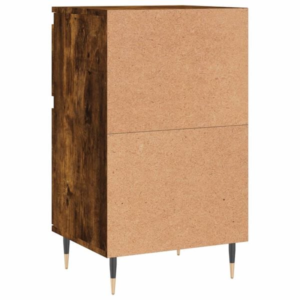 vidaXL Ντουλάπια 2 τεμ. Καπνιστή Δρυς 40x35x70 εκ. από Επεξεργ. Ξύλο