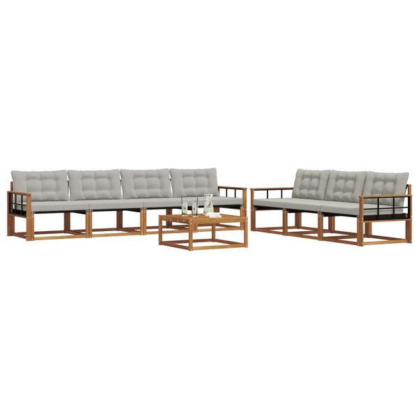 vidaXL &Sigma;&epsilon;&iota;&rho;ά &Kappa;&alpha;&nu;&alpha;&pi;έ &Epsilon;&xi;&omega;&tau;&epsilon;&rho;&iota;&kappa;&omicron;ύ 8 pcs &Phi;&upsilon;&sigma;&iota;&kappa;ό &kappa;&alpha;&iota; &Alpha;&nu;&omicron;&iota;&chi;&tau;ό &Gamma;&kappa;&rho;&iota;