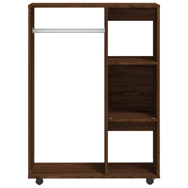 vidaXL Ντουλάπα Καφέ Δρυς 80 x 40 x 110 εκ. από Επεξεργασμένο Ξύλο
