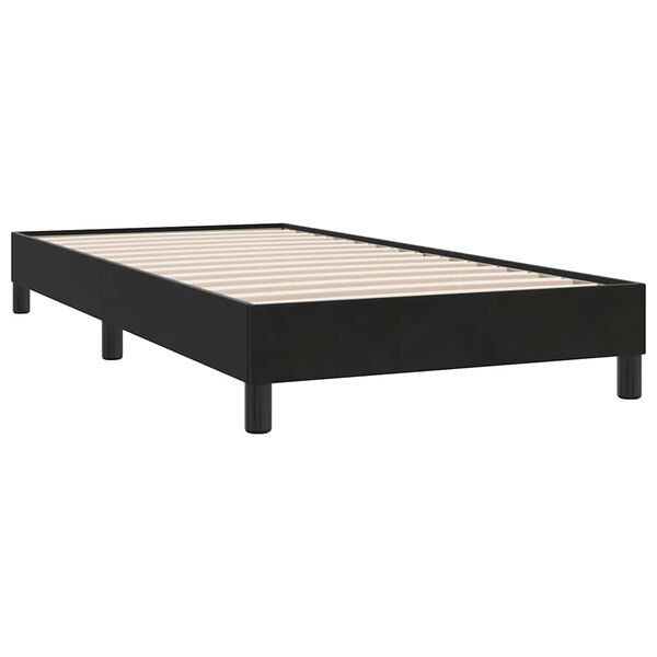 vidaXL Box Spring Κρεβάτι χωρίς στρώμα Μαύρο 80x210 cm Βελούδινο