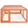 vidaXL Κλουβί Κουνελιών 183 x 90 x 46,5 εκ. από Μασίφ Ξύλο Ελάτης