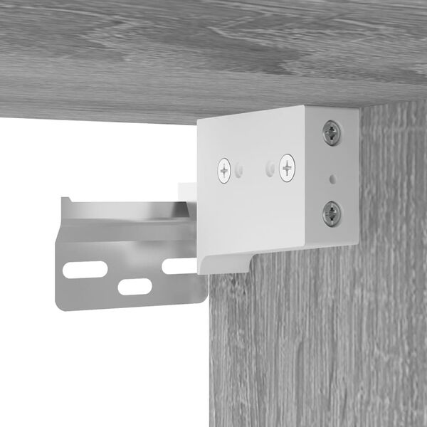 vidaXL Έπιπλα Τηλεόρασης Επιτοίχια Sonoma Δρυς 40x34,5x80 εκ