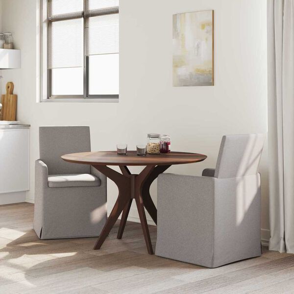 vidaXL Καρέκλες φαγητού 2 pcs Taupe 57 x 67 x 95 εκ ύφασμα