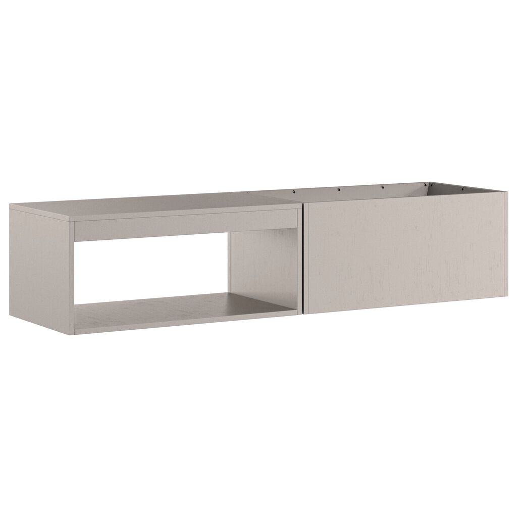 vidaXL Φούρνος με αποθήκευση ξύλων 160x45x35 εκ από weathering steel