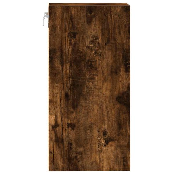 vidaXL κρεμαστό ντουλάπι Riga καπνιστή δρυς 40x29,5x60 cm