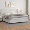 vidaXL &Kappa;&rho;&epsilon;&beta;ά&tau;&iota; Boxspring &mu;&epsilon; &Sigma;&tau;&rho;ώ&mu;&alpha; &Lambda;&epsilon;&upsilon;&kappa;ό 200x200 &epsilon;&kappa;. &Sigma;&upsilon;&nu;&theta;&epsilon;&tau;&iota;&kappa;ό &Delta;έ&rho;&mu;&alpha;