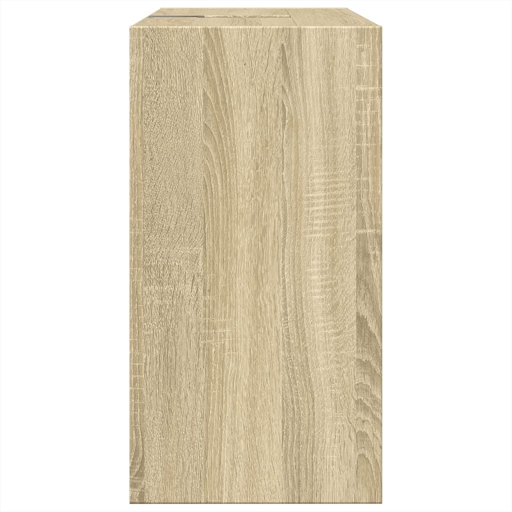 vidaXL Ντουλάπι Νιπτήρα Sonoma Δρυς 63x29x55 εκ. Επεξεργασμένο Ξύλο