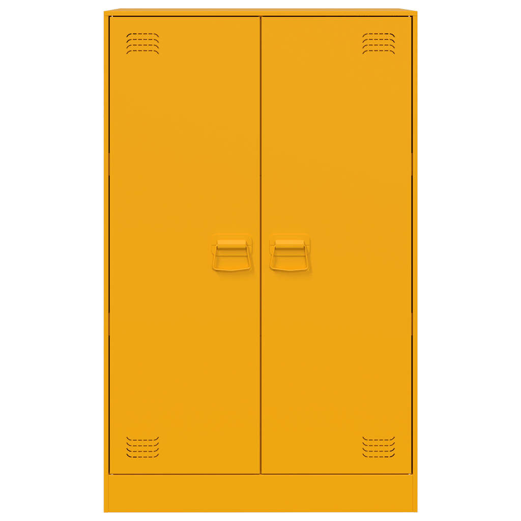 vidaXL Ντουλάπι Μουσταρδί 67 x 39 x 107 εκ. από Ατσάλι