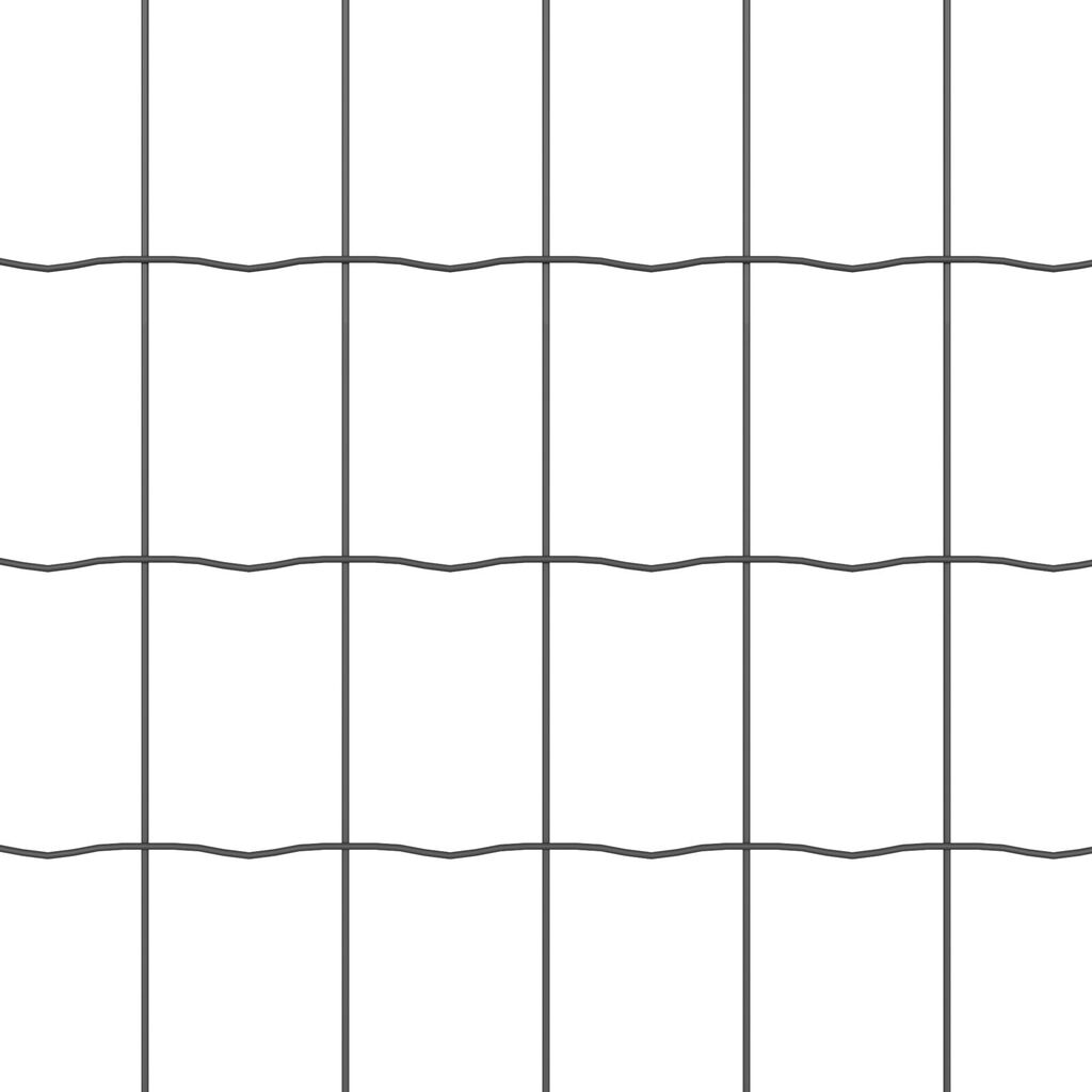vidaXL Euro Fence με 7 Πόδια με Φλάντζα 1.4x10 μ Γαλβανισμένο Ατσάλι