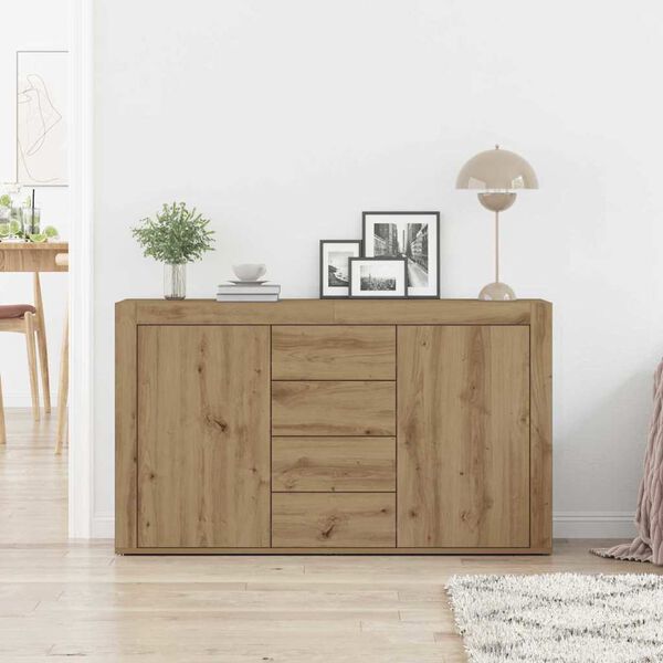 vidaXL &Pi;&lambda;&alpha;ϊ&nu;ό &gamma;&rho;&alpha;&phi;&epsilon;ί&omicron; Artisan Oak 120 x 36 x 69 &epsilon;&kappa; &Epsilon;&pi;&epsilon;&xi;&epsilon;&rho;&gamma;&alpha;&sigma;&mu;έ&nu;&omicron; &xi;ύ&lambda;&omicron;