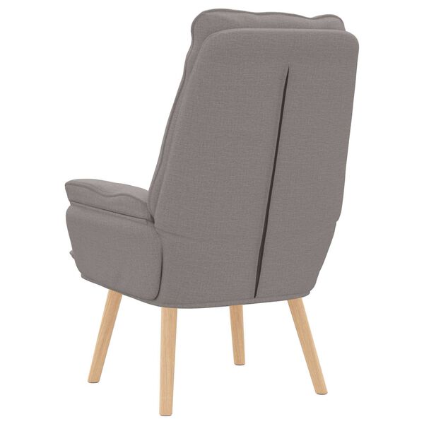 vidaXL Χαλαρωτική Πολυθρόνα Taupe 69 x 74 x 93 εκ. ύφασμα