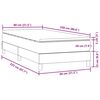 vidaXL &Kappa;&rho;&epsilon;&beta;ά&tau;&iota; Boxspring &mu;&epsilon; &Sigma;&tau;&rho;ώ&mu;&alpha; &Sigma;&kappa;&omicron;ύ&rho;&omicron; &Mu;&pi;&lambda;&epsilon; 80x220 &epsilon;&kappa;. &Beta;&epsilon;&lambda;&omicron;ύ&delta;&iota;&nu;&omicron;
