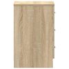 vidaXL Κομοδίνο Χρώμα Sonoma Δρυς 38 x 35 x 56 εκ. από Επεξ. Ξύλο