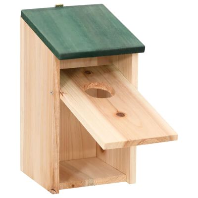 vidaXL Φωλιές Πουλιών 10 τεμ. 12 x 12 x 22 εκ. από Μασίφ Ξύλο Ελάτης