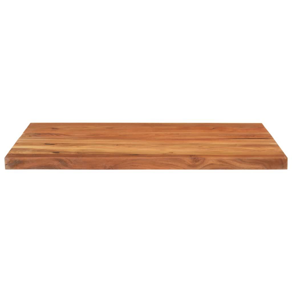 vidaXL Επιφάνεια Τραπεζιού Ορθογώνια 110x80x2,5 εκ. Μασίφ Ξύλο Ακακίας