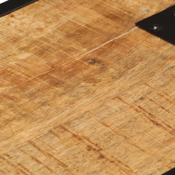 vidaXL Κομοδίνο 43 x 30 x 51 εκ. από Μασίφ Ακατέργαστο Ξύλο Μάνγκο