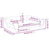 vidaXL Καναπές Παιδικός Σκούρο Γκρι 70 x 45 x 26 εκ. από Βελούδο