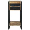 vidaXL End Table Καφέ 40 x 40 x 80 cm Μασίφ ακατέργαστο ξύλο μάνγκο