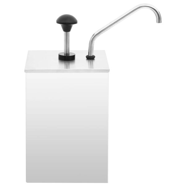 vidaXL Διανεμητής Σάλτσας 3,5 Λίτρα από Ανοξείδωτο Ατσάλι