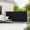 vidaXL Σκίαστρο Πλαϊνό Συρόμενο Βεράντας Μαύρο 600 x 160 εκ.