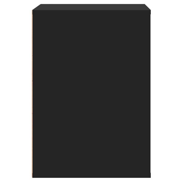 vidaXL Συρταριέρα Γωνιακή Μαύρη 60x41x58 εκ. από Επεξεργασμένο Ξύλο