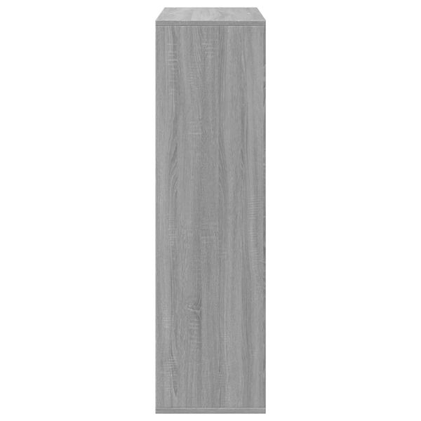 vidaXL Βιβλιοθήκη/Διαχωριστικό Χώρου Γκρι 69,5x29x103,5 εκ. Επεξ. Ξύλο