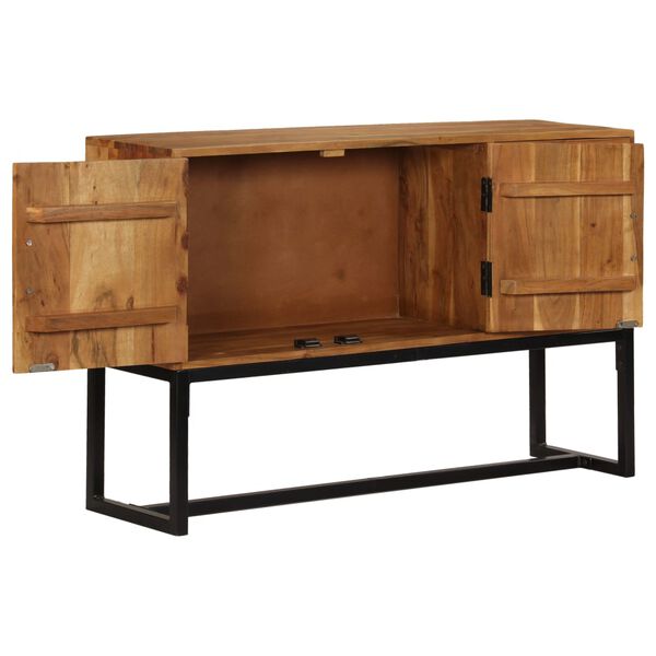 vidaXL Ντουλάπι Καφέ 110x30x70 εκ. από Μασίφ Ξύλο Ακακίας