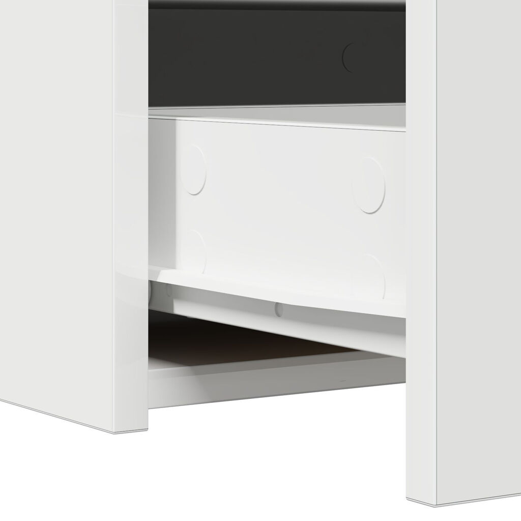 vidaXL Τοίχου Ντύσιμο Τραπέζι Λευκό 60x40x70 εκ.