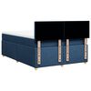 vidaXL Κρεβάτι Boxspring με Στρώμα Μπλε 140x200 εκ. Υφασμάτινο