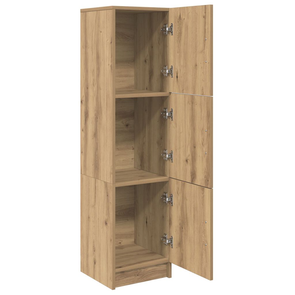 vidaXL Artisan Oak Sideboard Artisan oak Επεξεργασμένο Ξύλο Μεγάλο