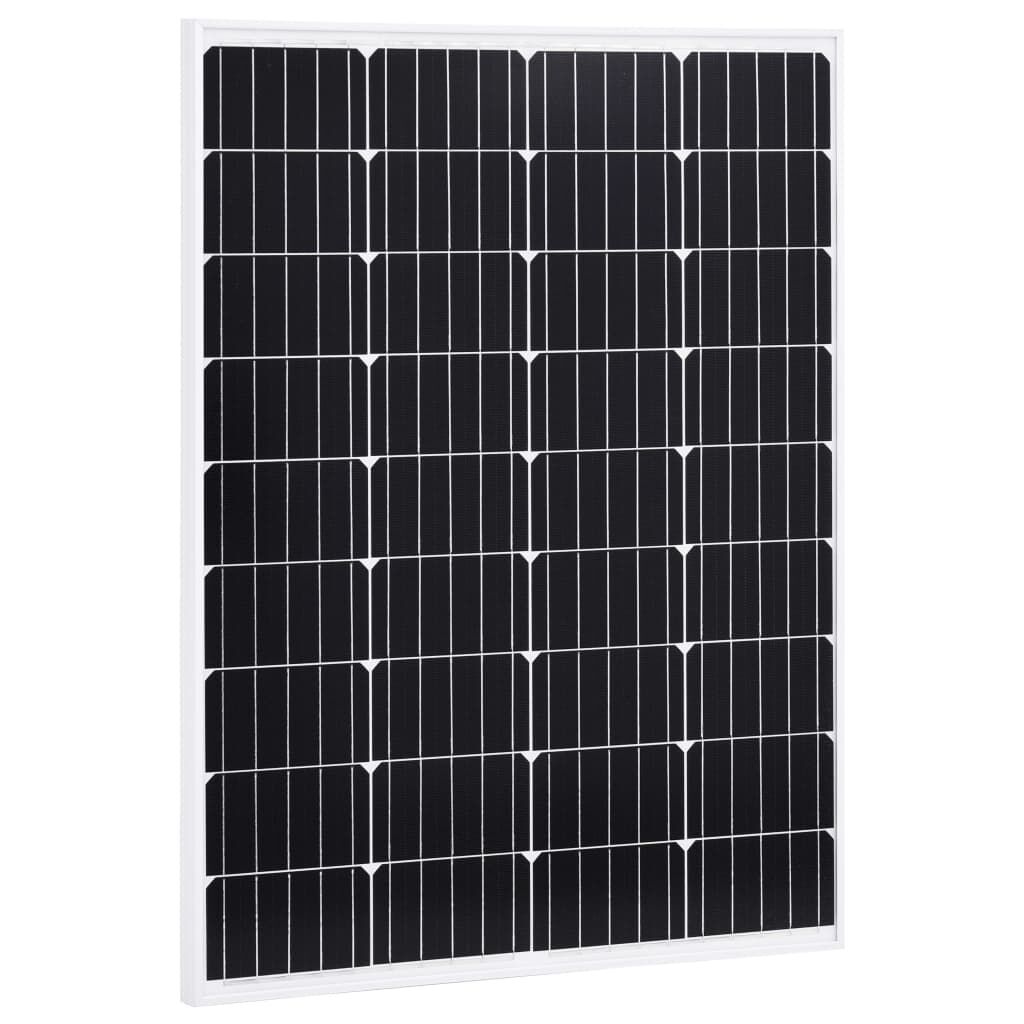 vidaXL Ηλιακά Πάνελ Μονοκρυσταλ. 2 τεμ. 100W Αλουμίνιο/Γυαλί Ασφαλείας