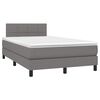 vidaXL &Kappa;&rho;&epsilon;&beta;ά&tau;&iota; Boxspring &mu;&epsilon; &Sigma;&tau;&rho;ώ&mu;&alpha; &Sigma;&kappa;&omicron;ύ&rho;&omicron; &Gamma;&kappa;&rho;&iota; 120x200 &epsilon;&kappa;. &Upsilon;&phi;&alpha;&sigma;&mu;ά&tau;&iota;&nu;&omicron;