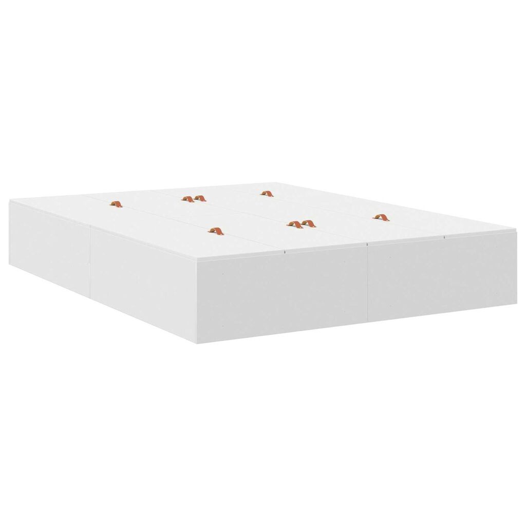 VidaXL Κρεβάτι Αποθηκευτικό Λευκό 150x200 εκ.