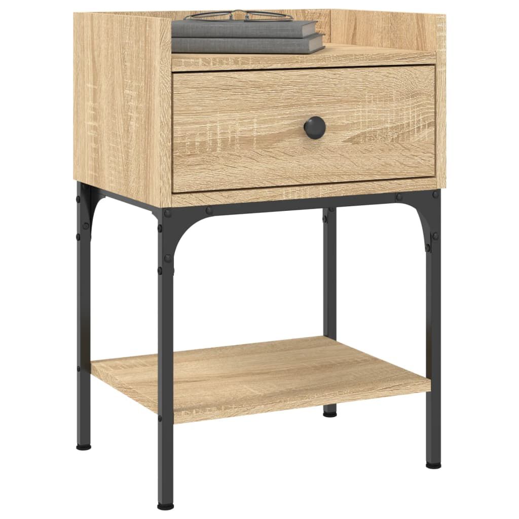vidaXL Κομοδίνο Sonoma Δρυς 40,5 x 31 x 60 εκ. από Επεξεργασμένο Ξύλο