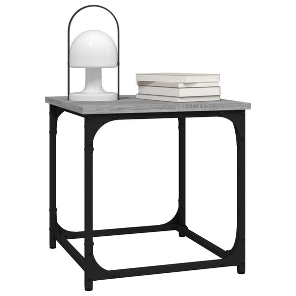 vidaXL Βοηθητικό Τραπέζι Γκρι Sonoma 40x40x40 εκ. Επεξεργασμένο Ξύλο